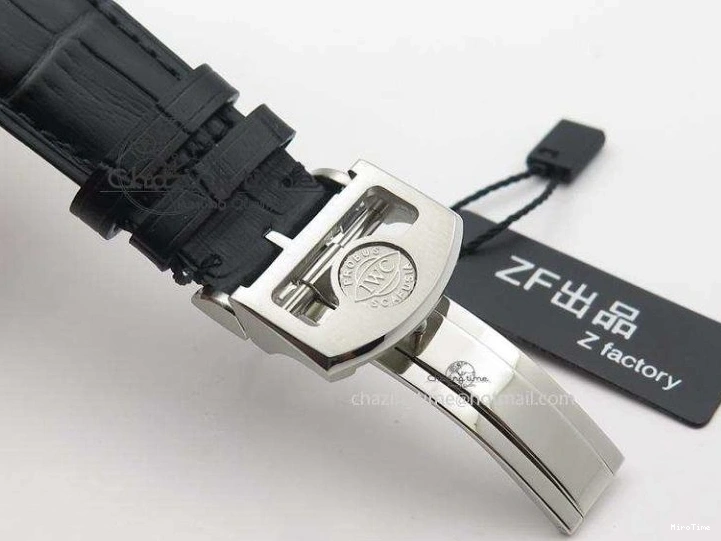 MIROTIME 0203 Portuguese Real PR IW500106 ZF 1:1 Best Edition Grey Dial On Black Leather Strap A52010 V Versatile 7306